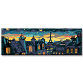 Painting by Numbers Panorama Paris City with Eiffel Tower